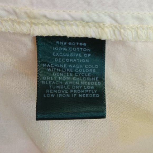 Lauren Ralph Lauren Pastel Cotton Sleep Shirt Size Medium - Picture 6 of 8